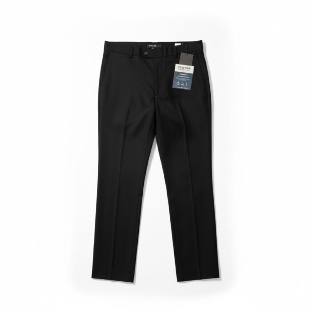 Kenneth Cole Reaction Men's Dress Pants Black 36W 34L NEW - Picture 3 of 5